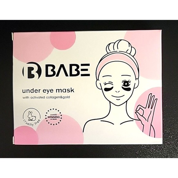 BABE under eye mask with activated collagen & gold NIB Exp 06/2024 - Picture 1 of 4